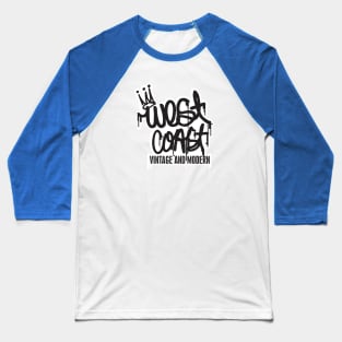 West Coast Vintage & Modern logo design. Baseball T-Shirt